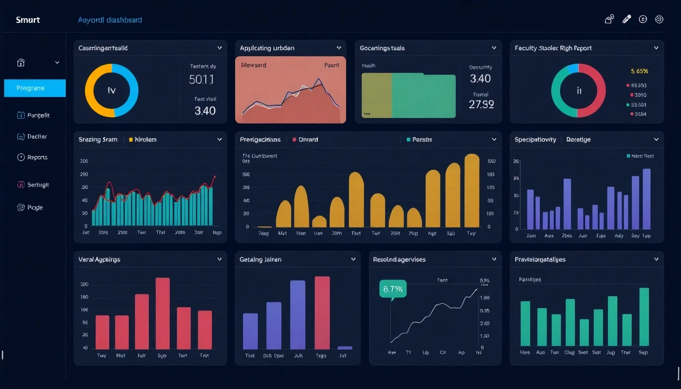 Dashboard mit automatisch generierten Grafiken und Reports